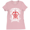Fight The Dead Fear The Living Ladies Fitted T-Shirt