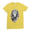 lion with crown Ladies Fitted T-Shirt
