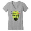 no brain no gain Women's V-Neck T-Shirt