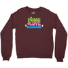 peace, love, massage Crewneck Sweatshirt