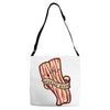 bacon forever Adjustable Strap Totes