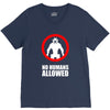 no humans allowed district 9 V-Neck Tee