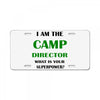 camp director License Plate