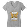All Men Are Created Equal But Only The Best Are Born In September Women's V-Neck T-Shirt