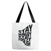 stay hungry stay foolish Tote Bags