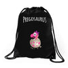 Pregosaurus Girl Drawstring Bags