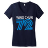 wing chun 72 retro Women's V-Neck T-Shirt