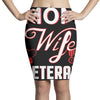 Mom Wife Veteran - Veterans Day T-Shirt Gifts Pencil Skirts