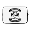 Premium Vintage 1946 Laptop sleeve