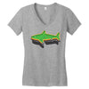 pool shark Women's V-Neck T-Shirt