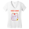 video game the game Women's V-Neck T-Shirt