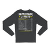 September Girl Facts Libra Long Sleeve Shirts