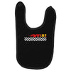 Fire White Baby Bibs