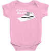 i'm on a boat Baby Bodysuit