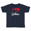 i love goldens Toddler T-shirt