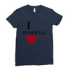 i dyslexia Ladies Fitted T-Shirt