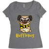 Hufflepug Women's Triblend Scoop T-shirt