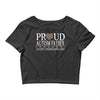 proud autism father Crop Top
