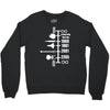 spaceship timeline funny  sci fi star retro wars trek joke cool Crewneck Sweatshirt