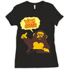 monkey yo bitch Ladies Fitted T-Shirt