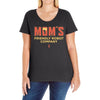 mom's friendly robot company Ladies Curvy T-Shirt