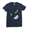 angry cartoon face Ladies Fitted T-Shirt