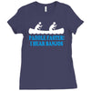 paddle faster i hear banjos Ladies Fitted T-Shirt