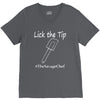lick the tip shirt by the savage chef V-Neck Tee