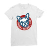 french bulldog club Ladies Fitted T-Shirt