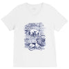 quick brown fox V-Neck Tee
