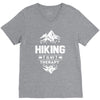 hiking is my therapy! V-Neck Tee
