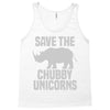 save the chubby unicorns (2) Tank Top