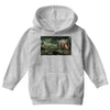 dinosaur attack Youth Hoodie