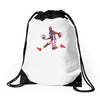 harlem globetrotters Drawstring Bags