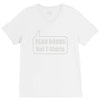 read books not t shirts (2) V-Neck Tee