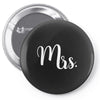 mrs. Pin-back button