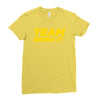 team bring it boots to asses the rock Ladies Fitted T-Shirt