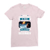 Never Underestimate A Man Who Watches Lost in Space And Was Born in De Ladies Fitted T-Shirt