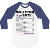 December Girl Facts Sagittarius 3/4 Sleeve Shirt