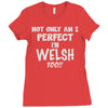 perfect welsh Ladies Fitted T-Shirt