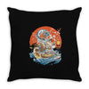 japanese world Throw Pillow