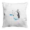 Fish Holdup Throw Pillow