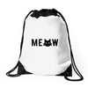meow Drawstring Bags