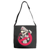 mario's wolrd parody Adjustable Strap Totes