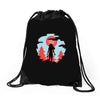 adventure girl Drawstring Bags