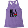black love Racerback Tank