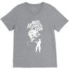 reel moms fish V-Neck Tee