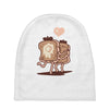 french toast kiss Baby Beanies
