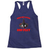 gaming hold and play Racerback Tank
