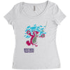 breaking bear Women's Triblend Scoop T-shirt